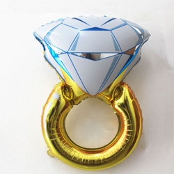 Шар Фольгированный Кольцо с бриллиантом 97 см в Саратове
