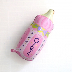 Шар Фольгированный Бутылочка для девочки 79 см в Саратове